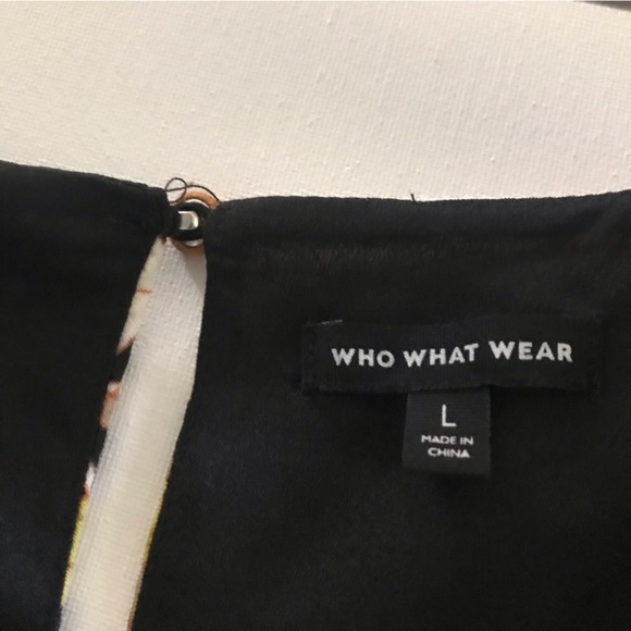 WHO WHAT WEAR floral baby doll style dress - Picture 12 of 12